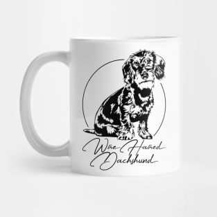 Funny Proud Wire Haired Dachshund dog portrait Mug